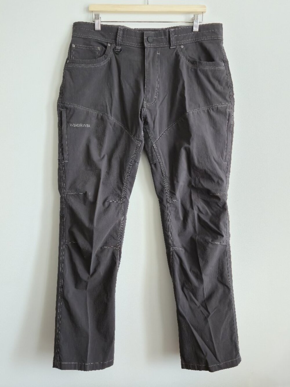 Windriver Men’s Multi-Pocket Hiking Pants | Grey | 36x32